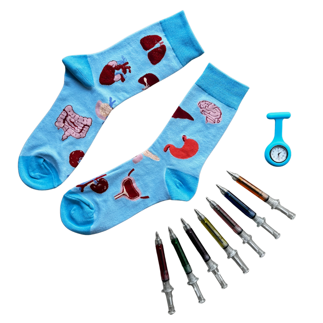 Blauwe set