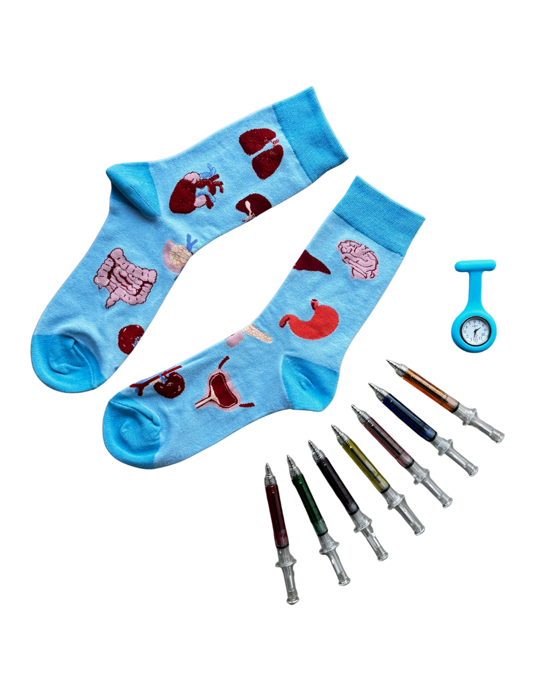 Blauwe set