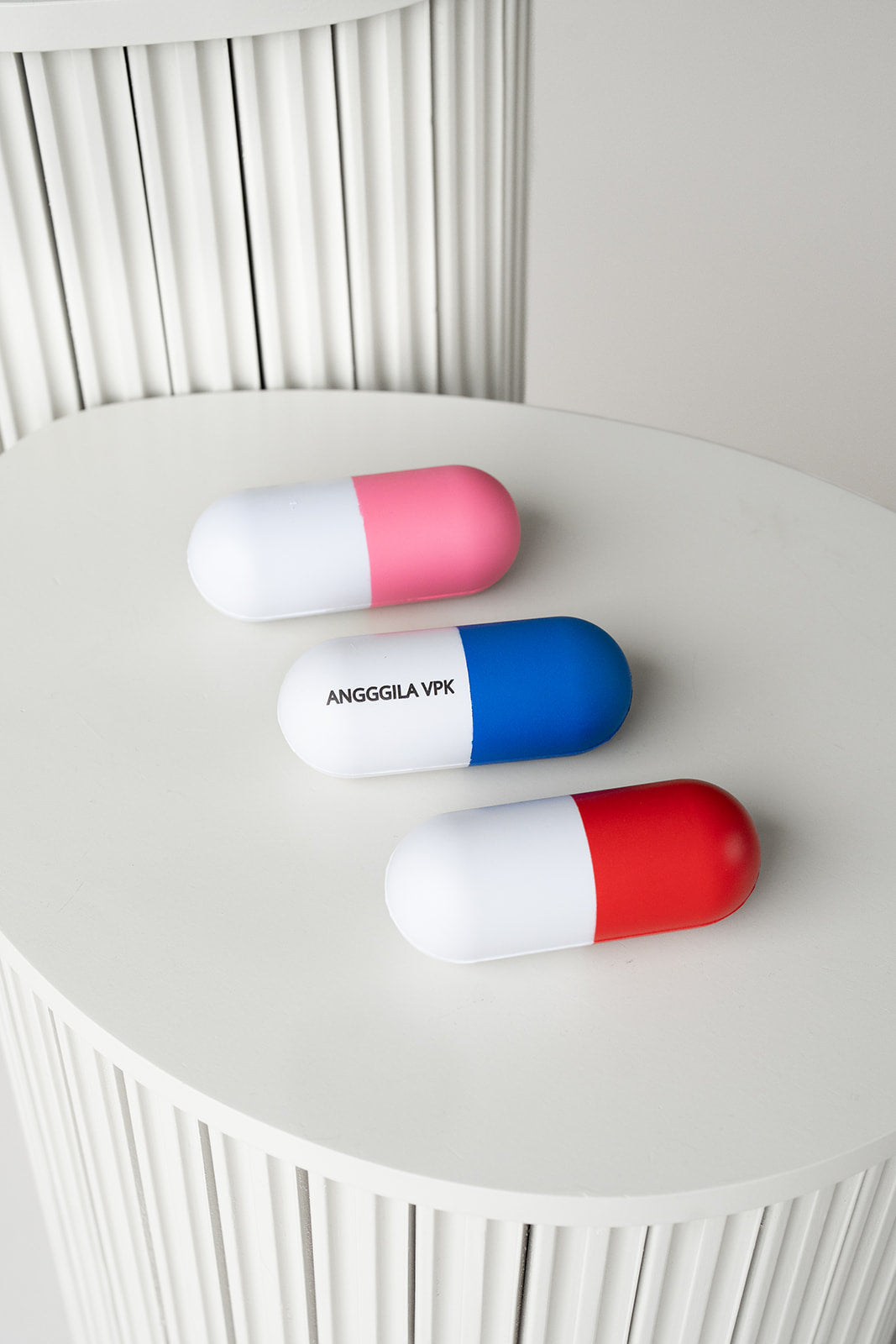 Pill stress ball