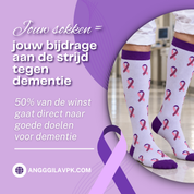 Compressiesokken Dementie Awareness 💜