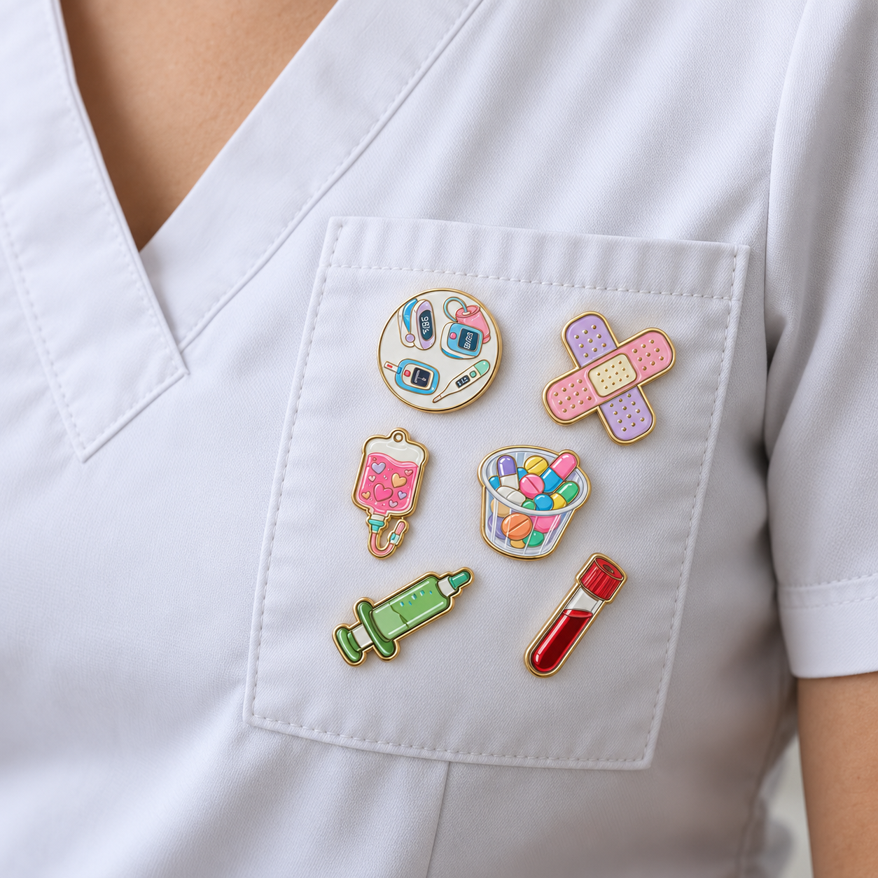 Healthcare Pin Set