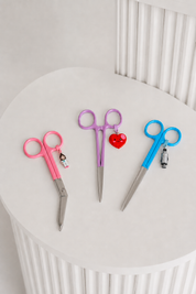 Zorg scharen set met bedeltjes